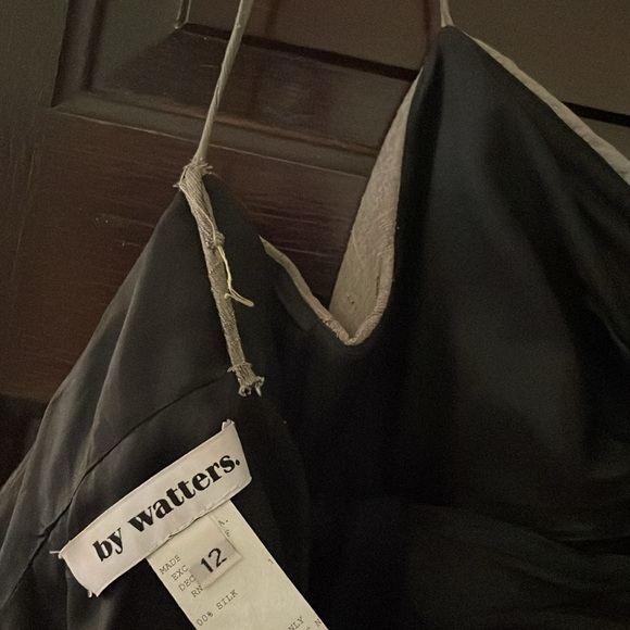 Anthropologie BHLDN Watters bow pixie silk mini dress - Picture 8 of 13